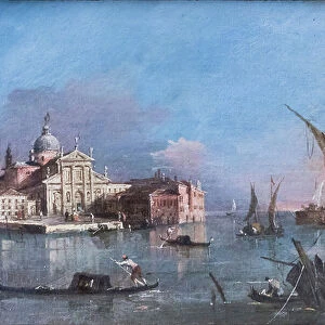View of San Giorgio maggiore, Francesco Guardi, 18th century (oil on canvas)