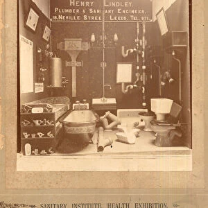 View of the Sanitary Institute, Health Exhibition, Leeds 1897 (b / w photo)