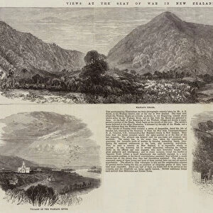 Views at the Seat of War in New Zealand (engraving)