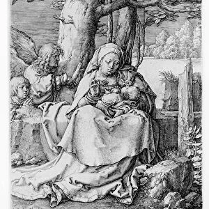 The Virgin and Child in a Landscape, 1523 (engraving)