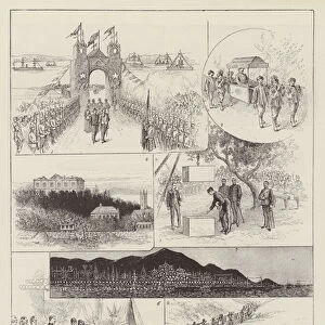Visit of the Duke and Duchess of Connaught to Hong-Kong (engraving)