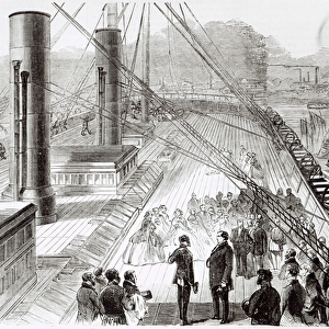 Visit of Prince Napoleon to the Great Eastern at Southampton on 18th October, 1859