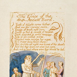 The Voice of the Ancient Bard, plate 16 from Songs of Innocence and Experience