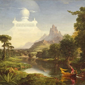 The Voyage of Life: Youth, 1842 (oil on canvas)