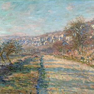 "Vue de la route de La Roche-Guyon, Val d Oise"Peinture de Claude Monet (1840-1926) 1880 Dim 60, 5x73, 5 cm National Museum of Western Art, Tokyo