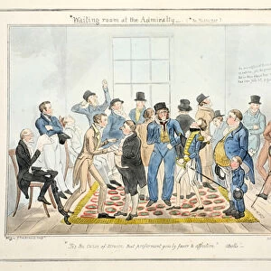Waiting Room at the Admiralty, from The Progress of a Midshipman, pub