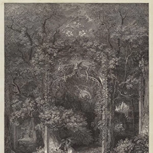 Waldfraulein, or the Forest Maiden, a Fairy Tale (engraving)
