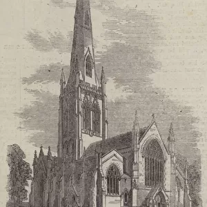 Warrington Church restored (engraving)