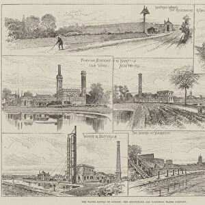 The Water Supply of London, the Southwark and Vauxhall Water Company (engraving)