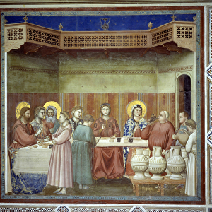 The wedding of Cana, 1305 (fresco)