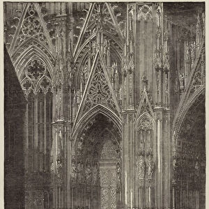 West Door of Cologne Cathedral (engraving)