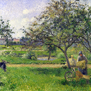 The Wheelbarrow, Orchard, c. 1881 (oil on canvas)