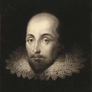 William Shakespeare (1564-1616), engraved by Charles Turner (1773-1857) (engraving)