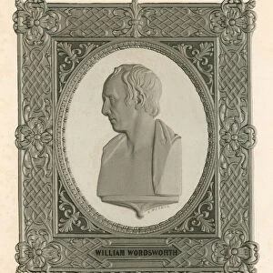 William Wordsworth, after a bust by Sir F Chantrey, RA (engraving)