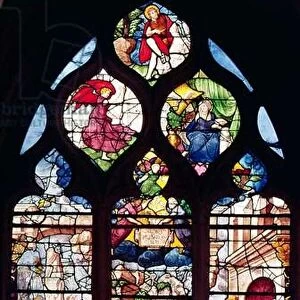 Window depicting the Nativity (stained glass)