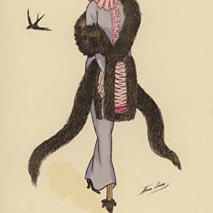 Winter 1910-1911 fashions (colour litho)