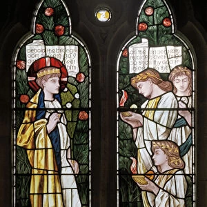 The Wise & Foolish Virgins, 1888 (stained glass)