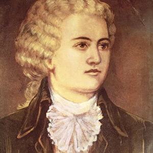 Wolfgang Amadeus Mozart (1756-91) during his stay in Prague in 1787 (oil on canvas)