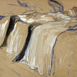 Woman lying on her Back - Lassitude, study for Elles, 1896 (oil on cardboard)