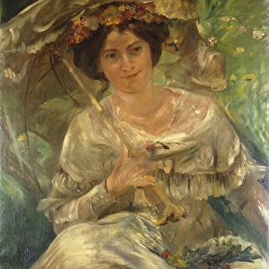 Woman in the Sunshine; Dame im Sonnenschein, 1910 (oil on canvas)