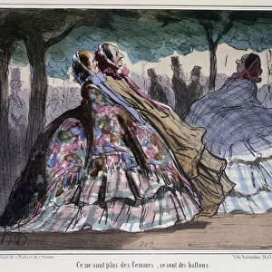 They re not women, they re balloons - by Daumier, 1862