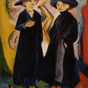 Two Women, c. 1910s (oil on canvas)