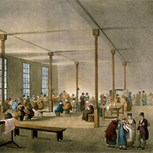 The Workhouse, St James, Parish, London from Ackermanns Repository of Arts