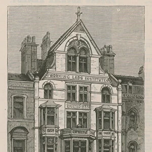 The Working Lads Institute, Whitechapel (engraving)