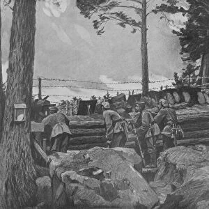 World War 1: German soldiers fighting in the Vosges