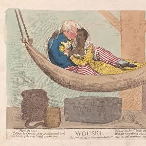 Wouski, pub. 1788 (hand coloured engraving)