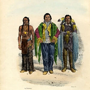 Yuti Indians, 1863-79 (colour litho)