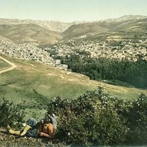 Zahleh, Anti-Lebanon, c. 1880-1900 (photochrom)