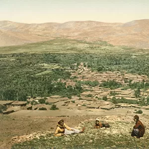 Zebdani in the Anti-Lebanon, c. 1880-1900 (photochrom)