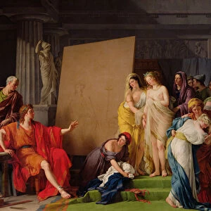 Zeuxis Choosing Models from the Beautiful Women of Croton, 1789 (oil on canvas)