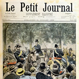 The Zola trial in Versailles (Dreyfus Affair) - in "Le Petit Journal"