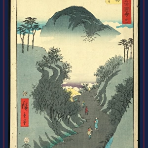 1797-1858 1855 22nd 24. 7 36 Ando Hiroshige Okabe