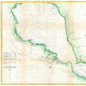1862, U. S. Coast Survey Map of the Southern Part of San Francisco Bay, topography