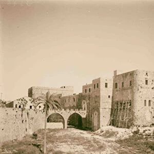 Akka Acre Accho castle moat north side 1920 Forts