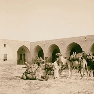 Aleppo Haleb environs Caravansary 1900 Syria