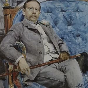 Anders Zorn Jean Burnay painting 1884 Watercolor