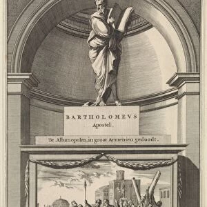 Apostle Bartholomew, Jan Luyken, Zacharias Chatelain (II), Francois Halma, 1698