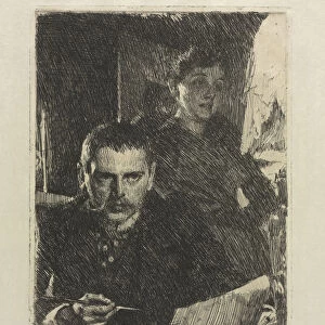 Artist Wife 1890 Anders Zorn Swedish 1860-1920