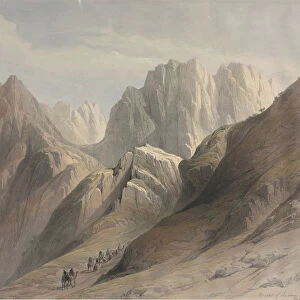 Ascent Lower Range Sinai 1839 David Roberts British