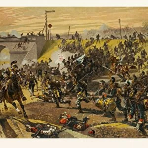 Assault on the Railway Dam before Orleans by the First Bavarian Corps on 11 October 1870