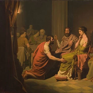 August MalmstrAom Odysseus Alcinous King Phaeacians