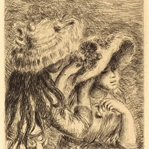 Auguste Renoir (French, 1841 - 1919), The Hat Pin (Le chapeau epingle), 1894, drypoint