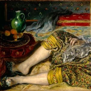 Auguste Renoir, Odalisque, French, 1841-1919, 1870, oil on canvas