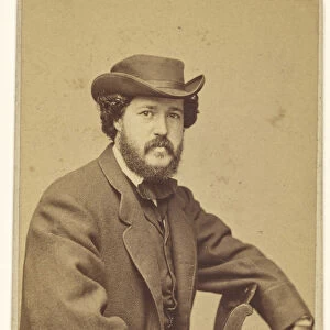 bearded man wearing hat seated Frederick Gutekunst