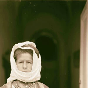 Bedouin boy wearing cartridge belt 1898 Middle East