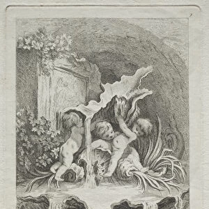 Book Fountains No 7 1736 Gabriel Huquier French